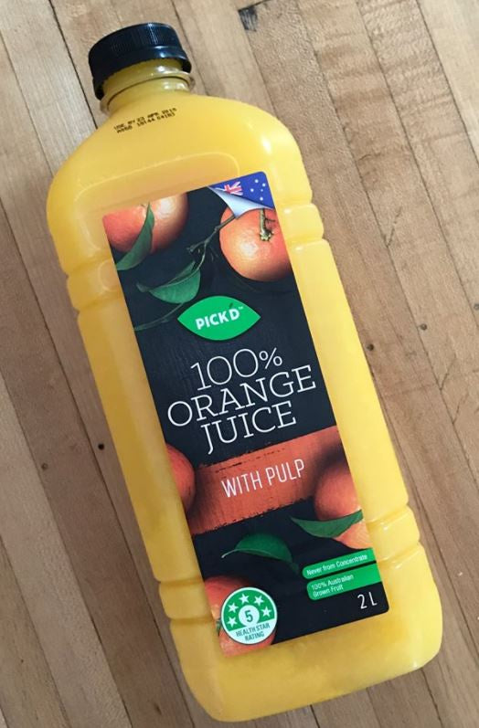 Pick'd pulp free Orange Juice 2L