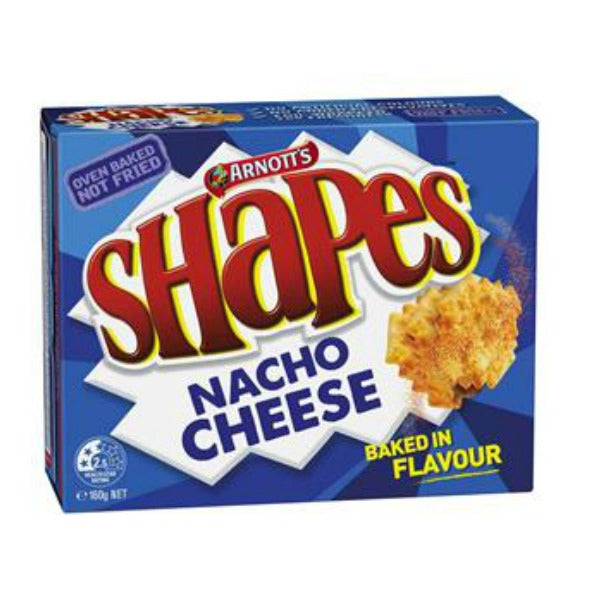 Arnotts Shapes Nacho Cheese 160g^