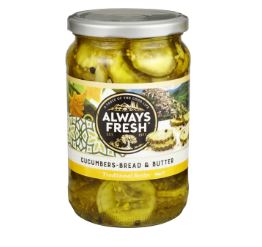 Always Fresh Bread & Butter Pickles 700g