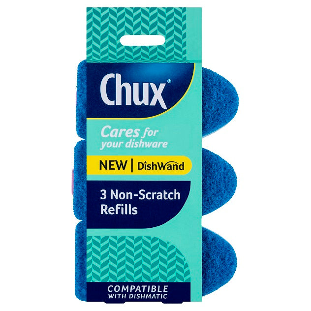 CHUX Dishwand Non Scratch Refills 3pk