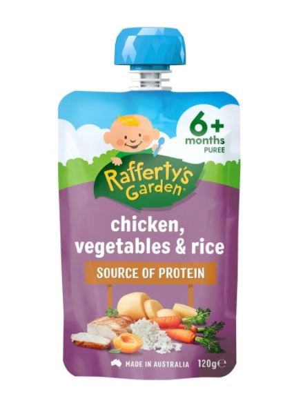 Rafferty's Garden 6m+ Chicken, Vegetables & Rice 120g