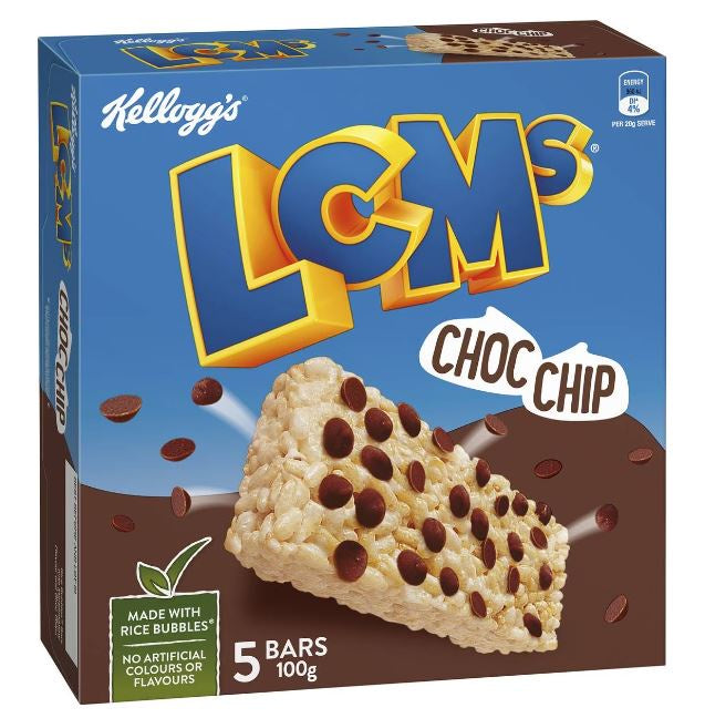 Kelloggs LCMs Choc Chip 5pk 100g