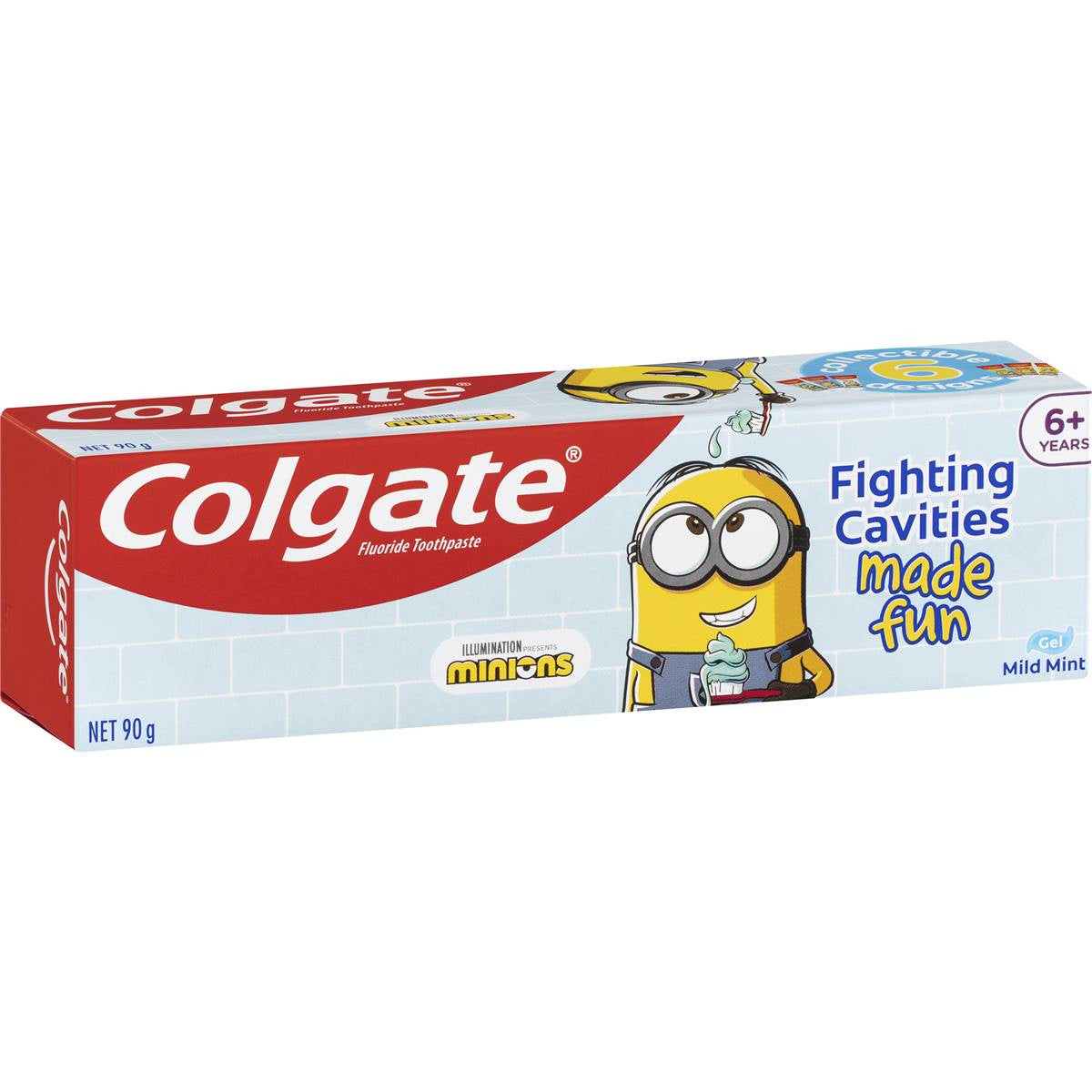 Colgate Kids Minions 6+ Years Mint Gel Children's Toothpaste 90g