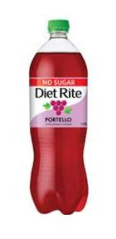 Diet Rite No Sugar Portello 1.25L