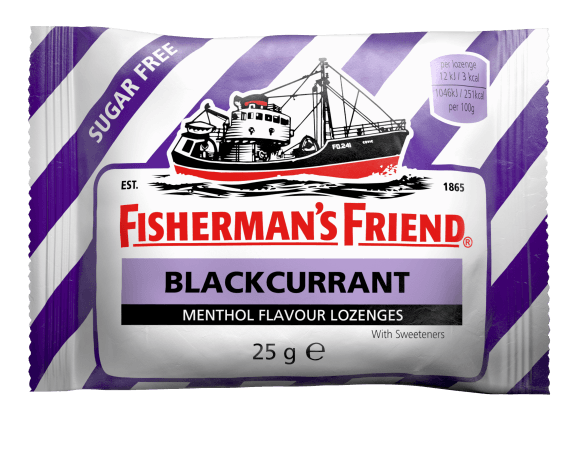 Fishermans Friends Blackcurrant S/Free 25g