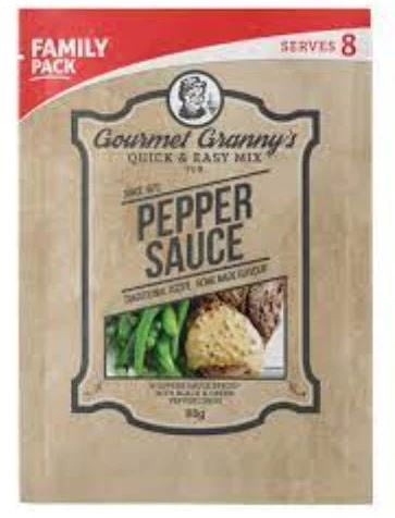 Gourmet Grannys Pepper Sauce Mix Family Pack 88g