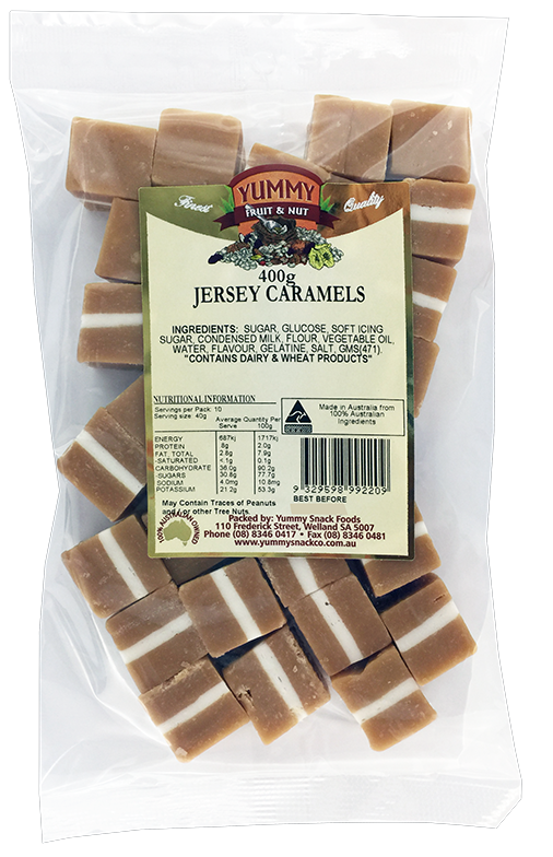 Yummy Jersey Caramel 400g