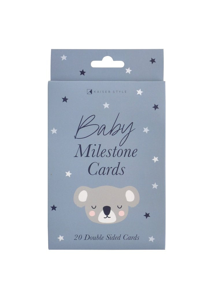 Baby Milestone Cards - Blue