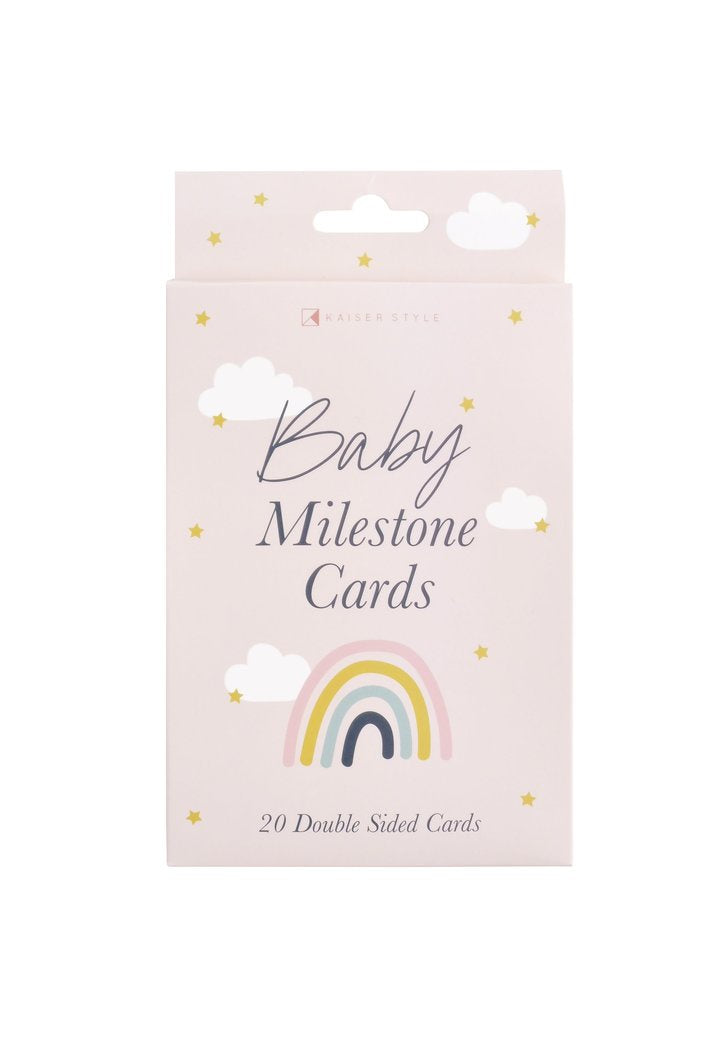 Baby Milestone Cards - Pink