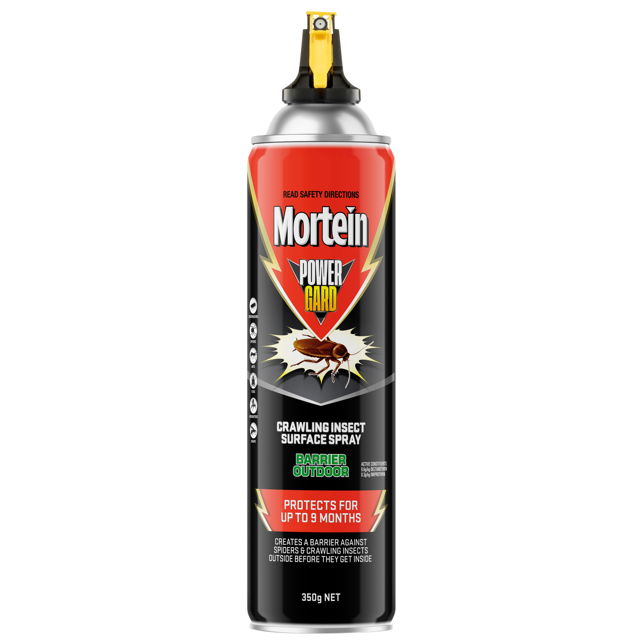 Mortein Powergard  Surface Spray Barrier Outdoor 350g