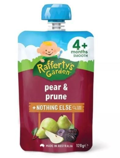 Rafferty's Garden 4m+ Smooth Pear & Prune 120g