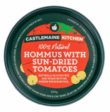 Castlemaine Kitchen Dip Sun Dried Tomato Hommus 200g