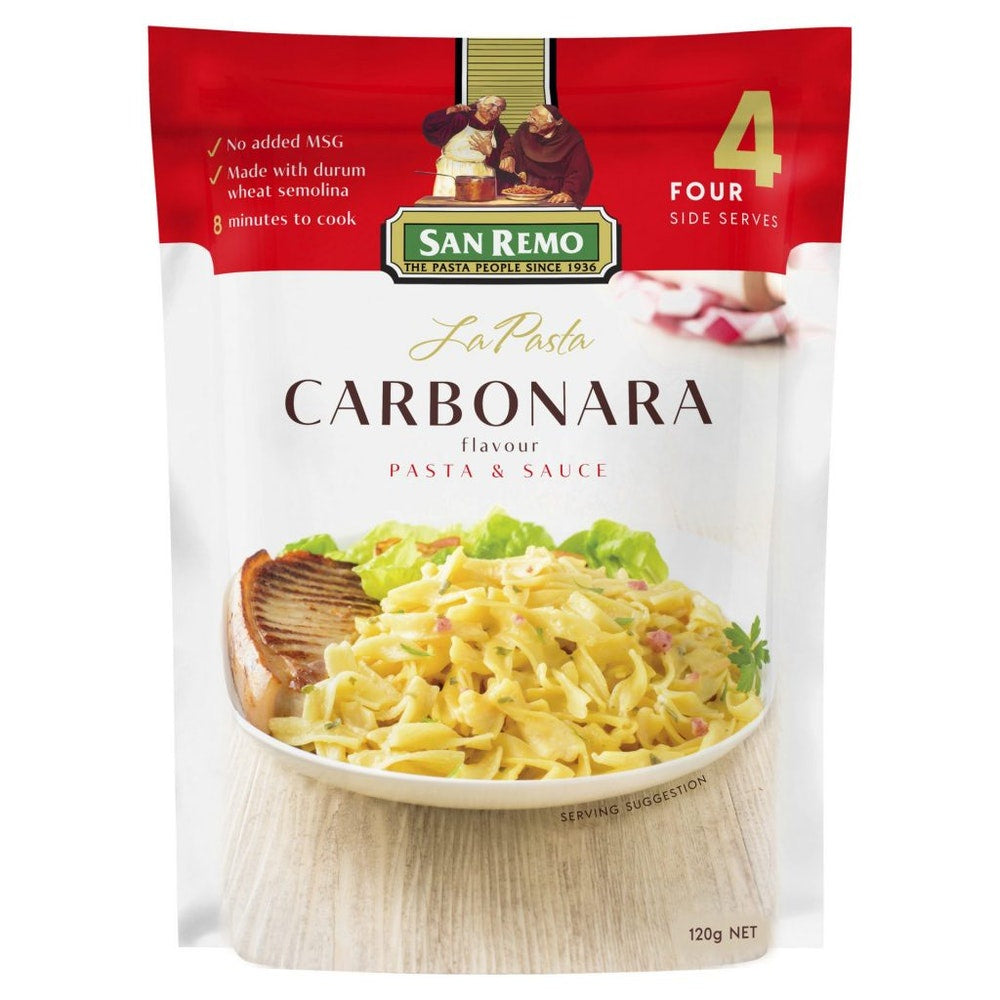 San Remo Carbonara 4 Serve 120g