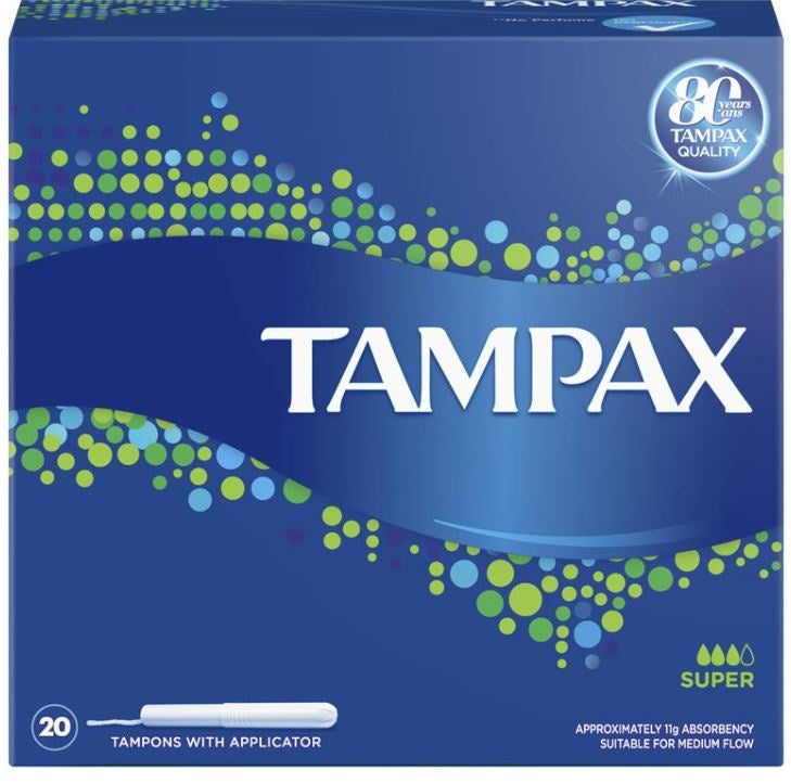 Tampax Tampons Super 20pk