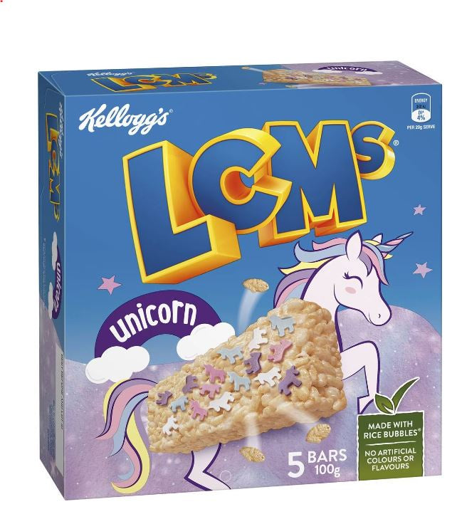 Kelloggs LCMs Unicorn 5pk 100g