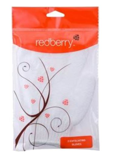 Redberry Exfoliating Gloves 2pk