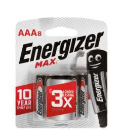 Energizer Max AAA 8pk