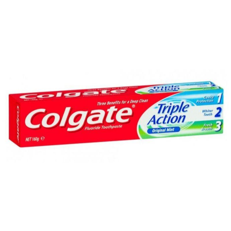 Colgate Toothpaste Triple Action Original Mint 160g^