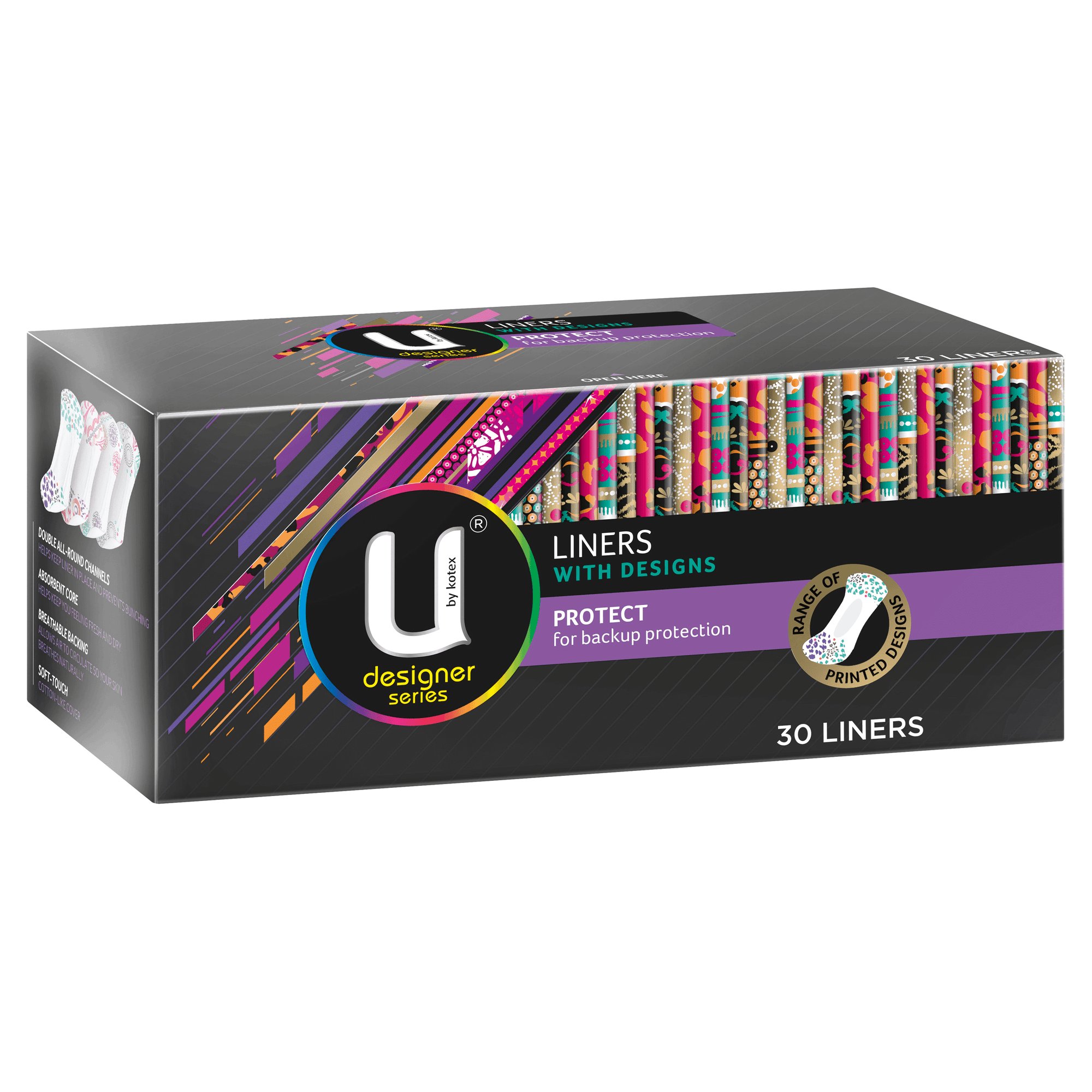 U By Kotex Liners Protect 30pk^