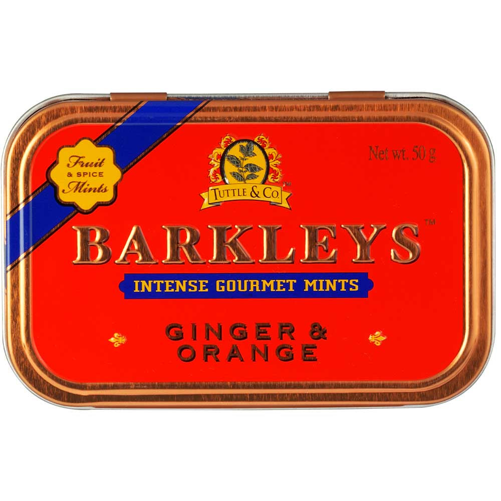 Barkleys Ginger & Orange Mints 50g