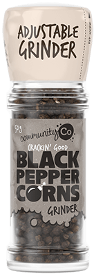 Community Co Black Peppercorn Grinder 50g