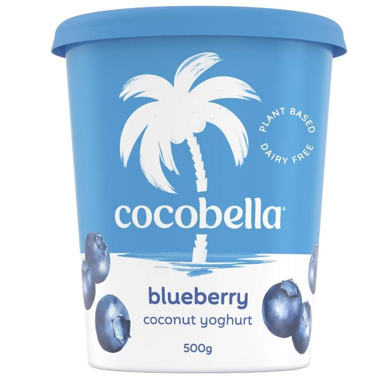 Cocobella Dairy Free Coconut Yoghurt Blueberry 500g