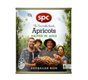 SPC Apricots Halved in Juice 825g