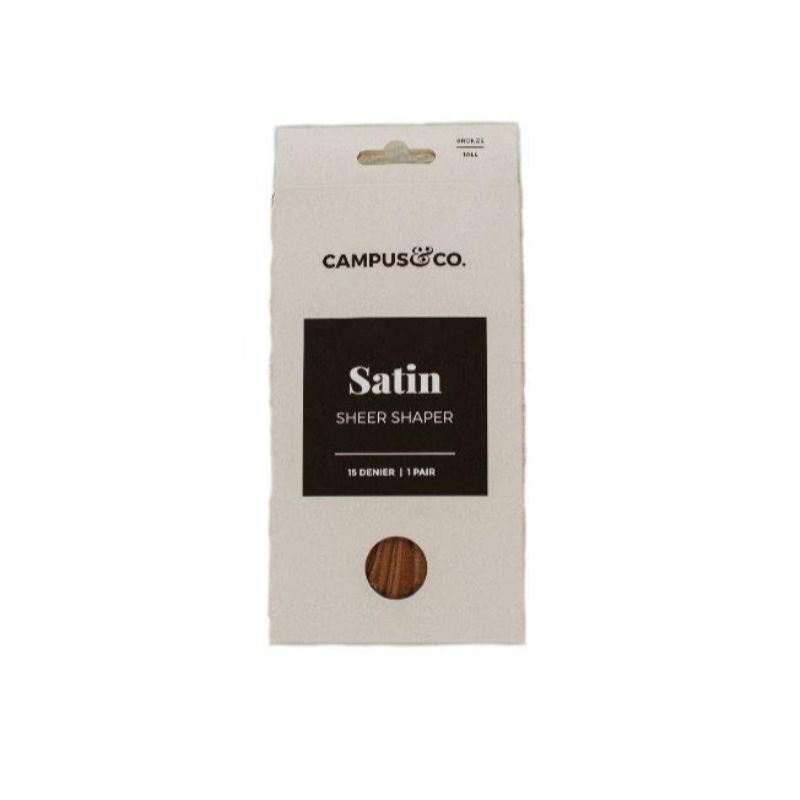 Campus & Co. Satin Sheer Shaper Bronze  Tall