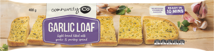 Community Co Garlic Loaf 400g