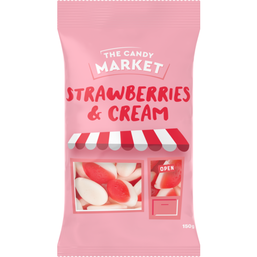 Candy Market Strawberry & Cream 150g