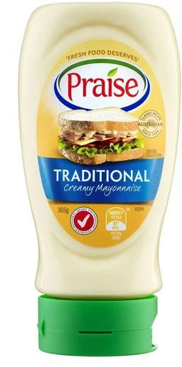 Praise Mayo Traditional Squeeze 365g