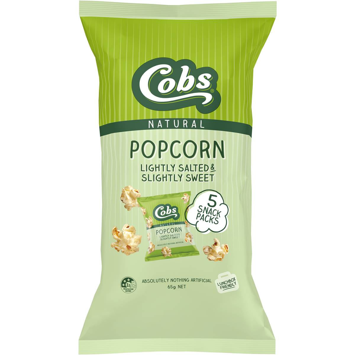 Cobs Popcorn Lightly Salted Slightly Sweet 5pk