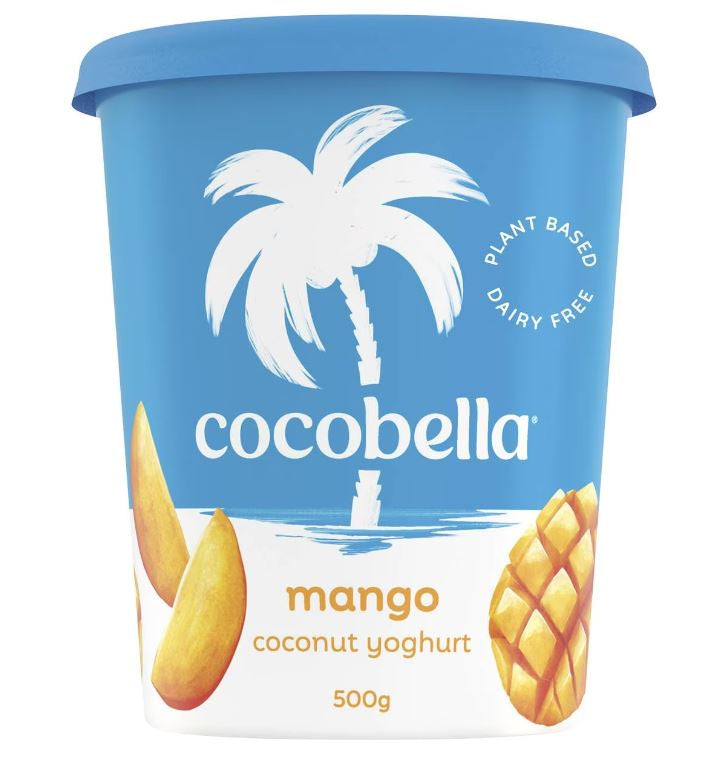 Cocobella Dairy Free Coconut Yoghurt Mango  500g