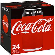 Coca Cola Cans Zero Sugar 24x375ml^