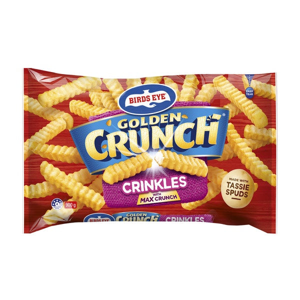 Birds Eye Golden Crunch Crinkle Potato Chips 900g