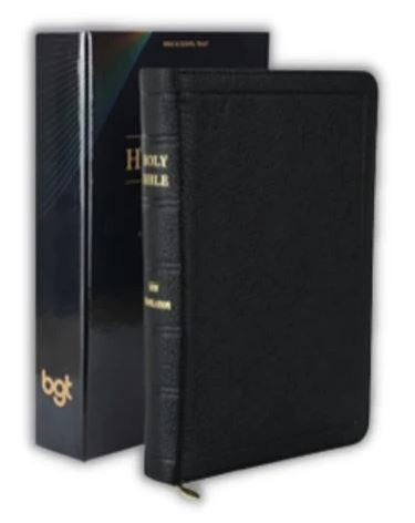 JN Darby Pocket Bible with Zip and Maps in Bonded Leather