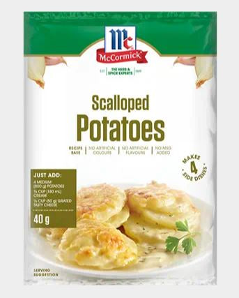 McCormicks Produce Partners Scalloped Potatoes 40g