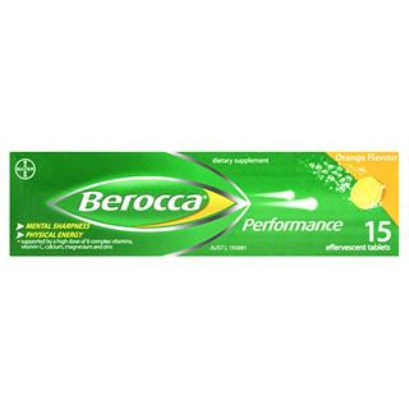 Berocca Performance Orange Effervescent 15 Tabs