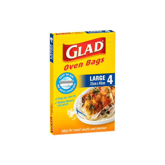 Glad Oven Bag Large 4pk