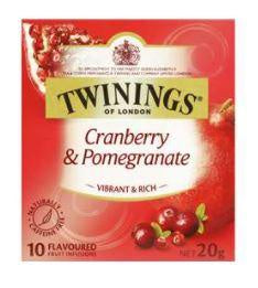 Twinings Cranberry & Pomegranate Tea Bags 10pk