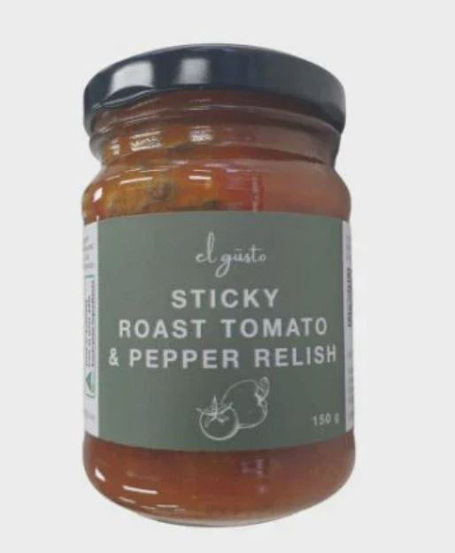 El Gusto Sticky Roast Tomato & Pepper Relish 150g