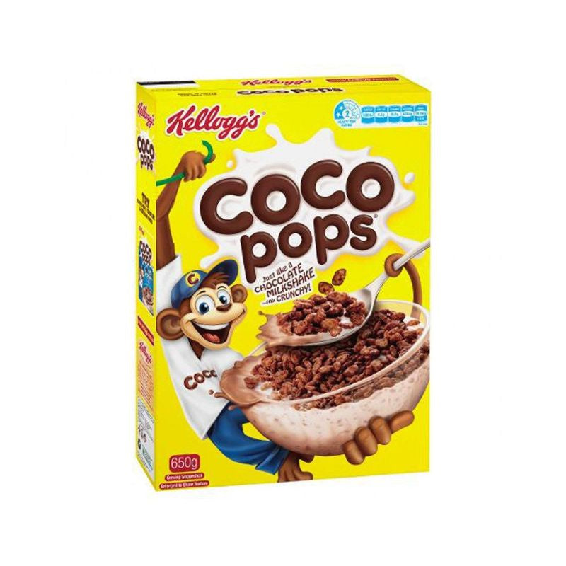 Kellogg's Coco Pops Chocolatey Breakfast Cereal 650g