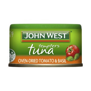 John West Tuna Oven Dried Tomato & Basil 95g^