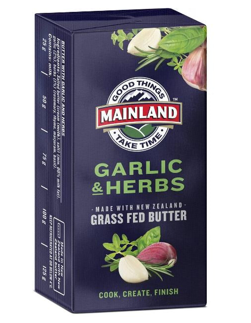 Mainland Butter Garlic & Herb 125g