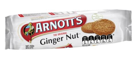 Arnott's Biscuits Ginger Nut 250g