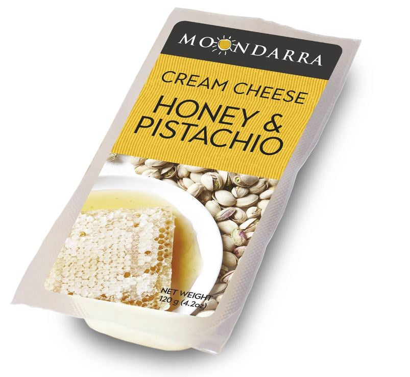 Moondarra Honey & Pistachio Cream Cheese 120g