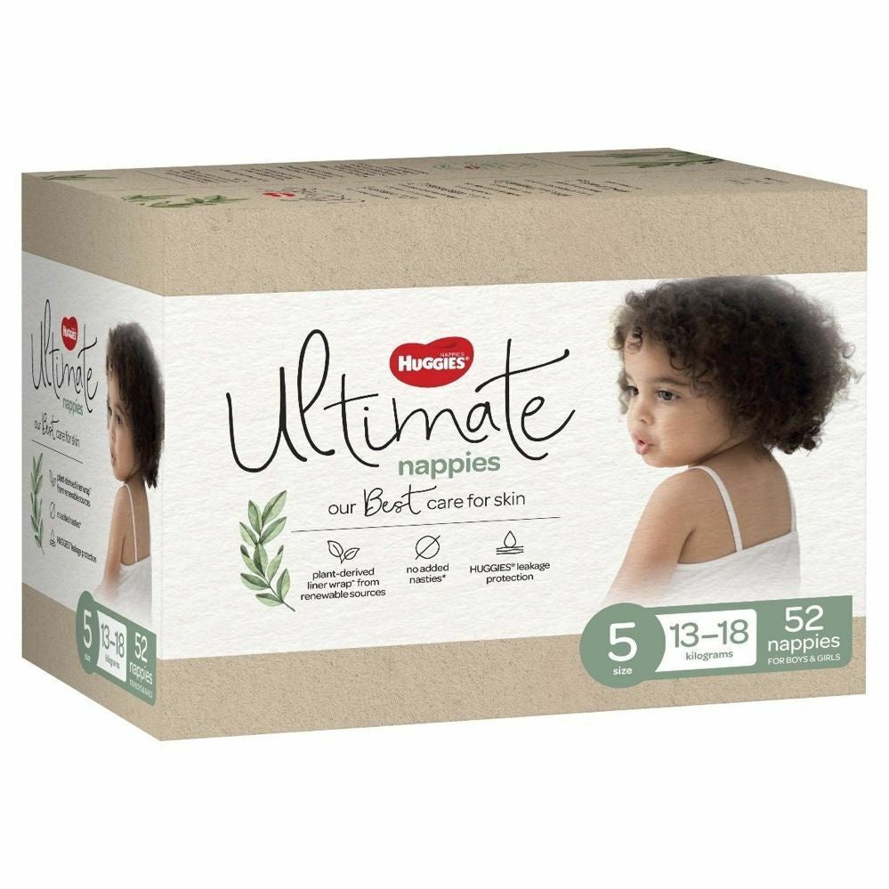 Huggies Ultimate Nappy Walk Size 5 52pk