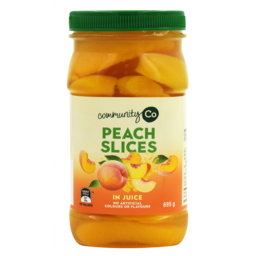 Community Co Peach Slices In Juice 695g