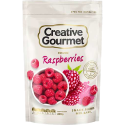 Creative Gourmet Frozen Raspberries 300g