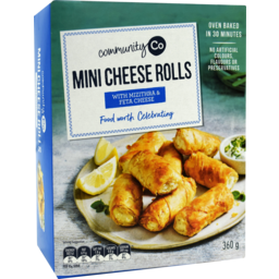 Community Co Mini Cheese Rolls 360g